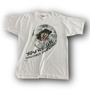 Vintage 1996 Taz "You're on Dangerous Ground" T-Shirt